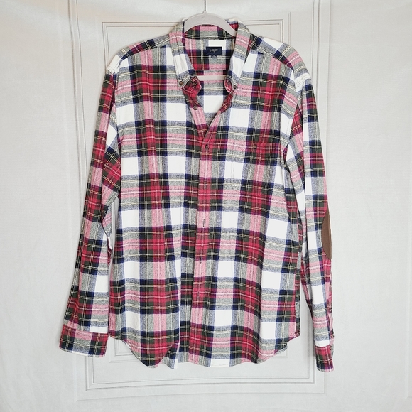 J Crew Plaid Button Down Shirt - Picture 1 of 6